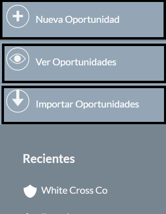 oportunidades venta crm