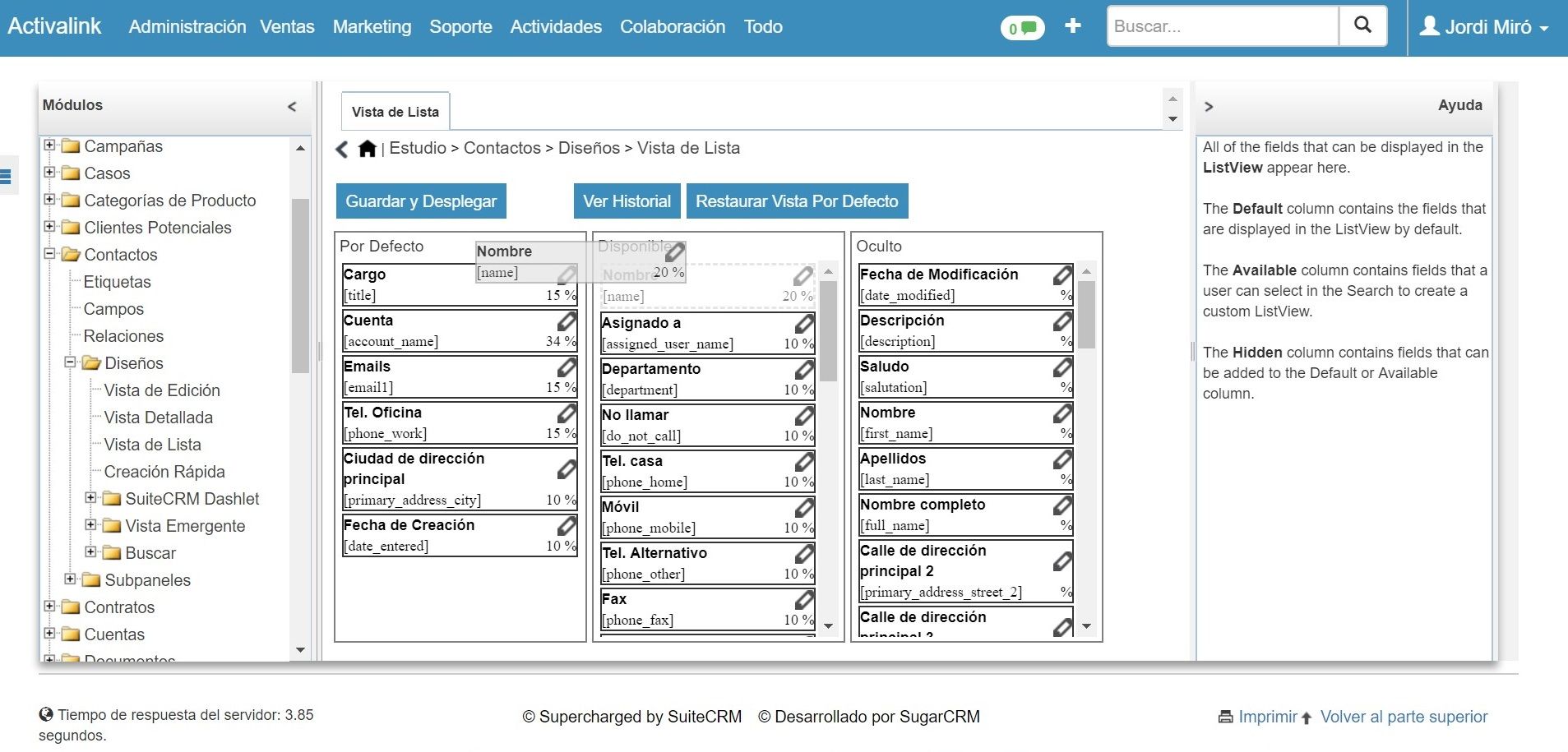 funcionalidades de un crm