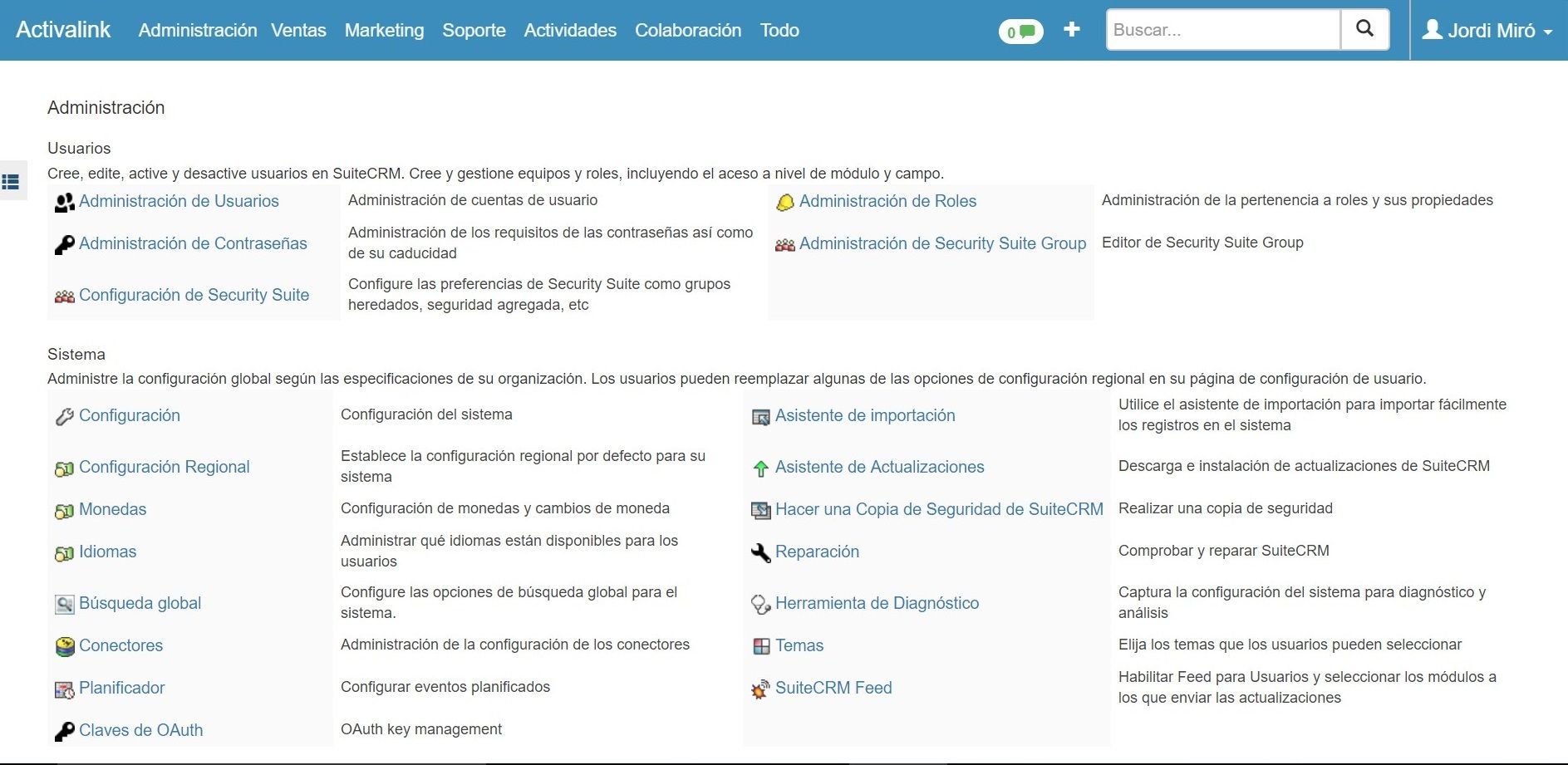 funcionalidades de crm