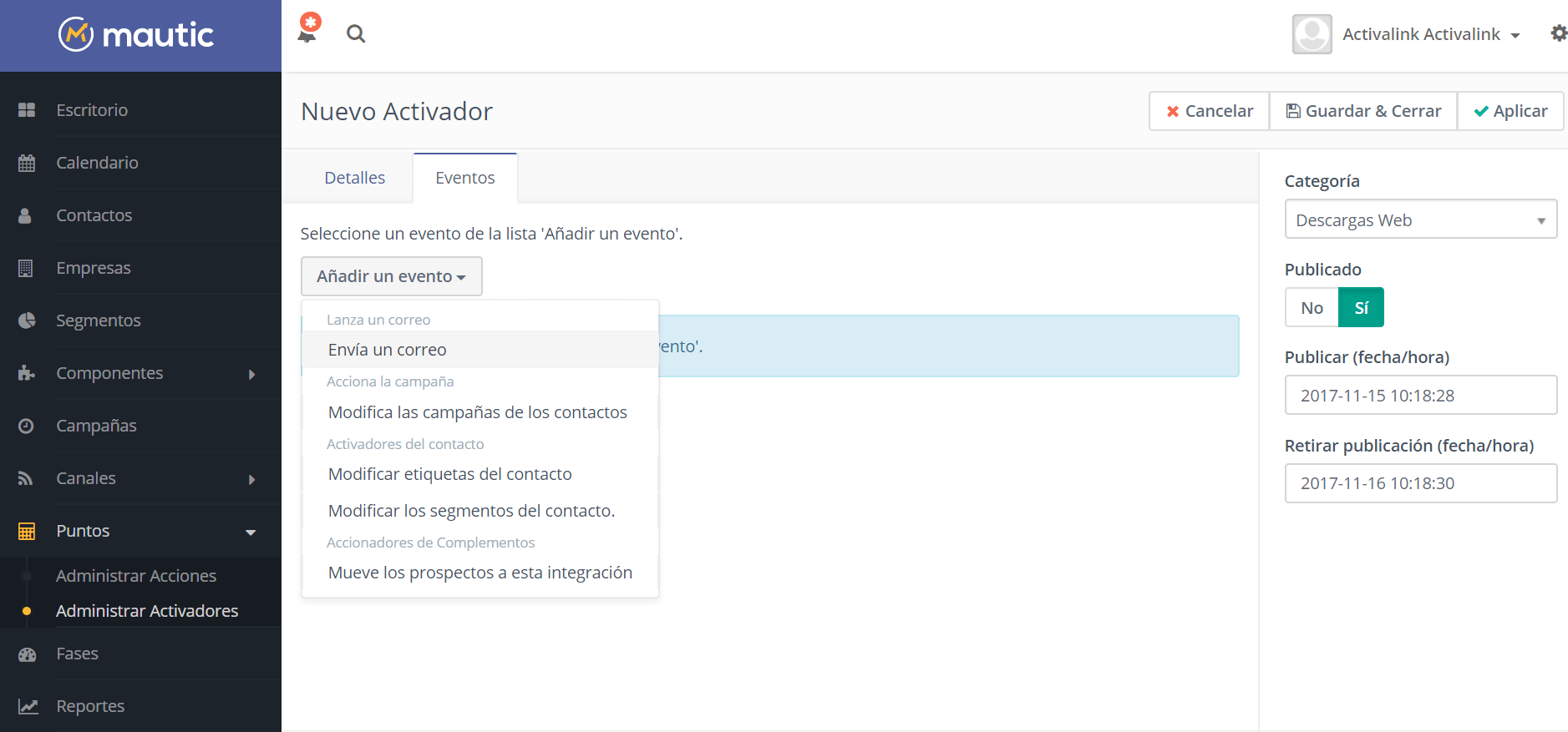 puntuacion clientes potenciales
